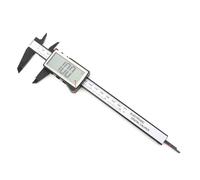 Calibrador Digital Vernier De Plástico, Herramientas Carpintería, Medidor Espesor, Medición, Regla Electrónica Mediciones Precisas Esfuerzo(Big Screen Black150)