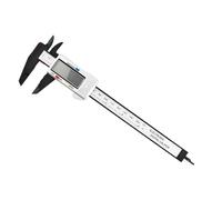 Calibrador Digital Vernier De Plástico, Herramientas Carpintería, Medidor Espesor, Medición, Regla Electrónica Mediciones Precisas Esfuerzo(Caliper Silver 150)