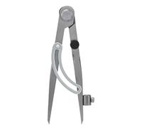 Calibrador divisor de alas de acero al carbono, herramienta de trazado ajustable y bloqueable para carpintería, marroquinería y trabajos en metal, con puntas de precisión para (150mm)