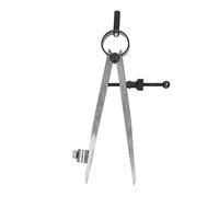 Calibrador divisor de alas de acero al carbono, herramienta de trazado ajustable y bloqueable para trabajos en madera, cuero y metal, con puntas de precisión.