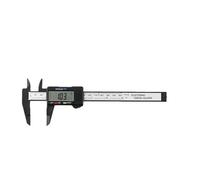 Calibrador electrónico digital de plástico con pantalla grande, medidor de espesor, instrumentos de medición, calibrador Vernier(Caliper Black 150)