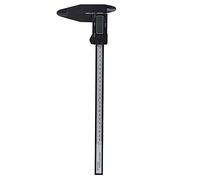 Calibrador Electrónico Digital, Herramienta De Medición Calibrador A Vernier 150 Mm 300 Mm Con Regla Carbono De Pantalla Grande Conversión Imperial Métrica De Mordaza Larga Para Escuelas(300MM)