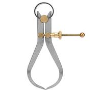 Calibrador Exterior con Resorte Boomerang de Acero Carbono 190mm - Precisión y Durabilidad en Marcado para Procesos Mecánicos y Cuero (100MM)