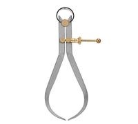 Calibrador Exterior con Resorte Boomerang de Acero Carbono 190mm - Precisión y Durabilidad en Marcado para Procesos Mecánicos y Cuero (150mm)