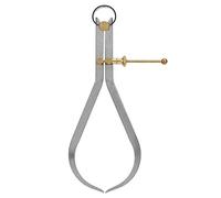 Calibrador Exterior con Resorte Boomerang de Acero Carbono 190mm - Precisión y Durabilidad en Marcado para Procesos Mecánicos y Cuero (200 milímetros)