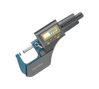 Calibrador micrométrico digital, herramienta de medición espesor, calibre tornillo exterior alta precisión,Preciso y exacto(25mm)