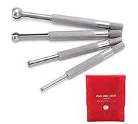 Calibrador Telescópico para Agujeros 4 Piezas, Medición Precisa 3-13mm, Acero Tratado Antióxido - Uso Práctico, Herramienta Versátil para Agujeros y Ranuras