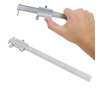 Calibrador Transversal Paralelo, 0 a 200 Mm Calibrador Cruzado Paralelo de Acero Inoxidable Unidad Métrica e Imperial Calibradores Vernier Indicador de Marcado, Calibradores