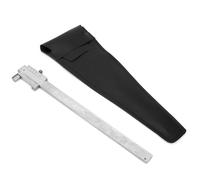 Calibrador Vernier, calibrador fraccional de 0 a 200 mm con regla de bolsillo de acero inoxidable Calibre deslizante portátil de doble escala para madera, plástico y hierro