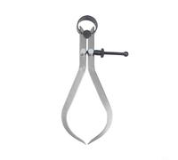 Calibrador Vernier con calibre de acero al carbono para herramienta de medición de torneado de madera, calibrador externo portátil y preciso, adecuado para torno de madera y usos giratorios (150 mm)