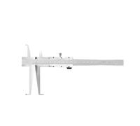 Calibrador Vernier de ranura interior de 9-150 mm, 9-200 mm, 9-300 mm, 0,02 mm, calibre de acero inoxidable de doble mordaza(9-200mm)