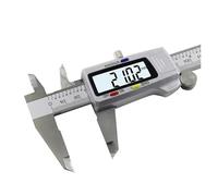 Calibrador Vernier digital electrónico de acero inoxidable de 6 pulgadas y 150 mm. Herramienta de medición.
