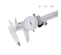 Calibrador Vernier profesional, paquímetro, herramientas de carpintería, herramienta de medición, micrómetro, regla, calibrador de cuadrante de acero inoxidable.(Box Metal Caliper 3)