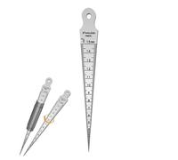 Calibradores cónicos | Herramienta de medición ligera - Herramientas de medición de acero inoxidable Set con escalas claras para trabajar metales