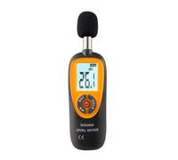calibradores de decibelios, Mini sonómetro portátil con pantalla LCD, control de decibelios ruido y función prueba