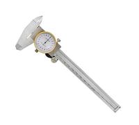 Calibradores De Dial 0-150 Mm 0,02mm Herramienta De Medición Métrica A Prueba De Golpes Calibrador Vernier De Acero Inoxidable Industrial De Alta Precisión(NO 2)