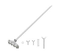 Calibradores de posicionamiento de carpintería, herramienta de medición ajustable de precisión, construcción de metal resistente, lecturas de escala fáciles, ajuste deslizante , diseño portátil