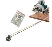 Calibradores De Posicionamiento Para Corte De Madera - Guía De Corte De Precisión De Acero Inoxidable Con Riel Guía Ajustable | Herramienta De Medición De 50 Cm Para Sierras Circulares, Fabricación De