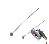 Calibradores de posicionamiento para mediciones precisas y fácil corte de madera, guía de corte de precisión de acero inoxidable con riel guía ajustable de 60 cm, para mejoras del hogar, carpintería