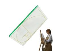 Calibradores De Proporción Áurea Para Pintar, Visor Para Dibujar,Cuadrícula Del Visor Del Borrar Visor De Sección Áurea | Visor De Proporción Áurea, Visor De Sección Áurea Clara, Captador De V