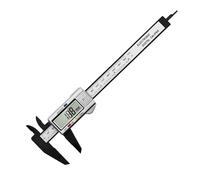 Calibradores Vernier digitales electrónicos, calibradores Vernier digitales de 0 a 150 mm, calibradores Vernier con dial de fibra de carbono, micrómetro, herramienta de medición, regla digital, cali