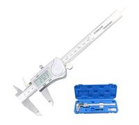Calibradores Vernier digitales electrónicos de 150/200/300 Mm herramienta de medición resistente al agua IP54 calibrador de acero inoxidable resistente al agua(100mm)