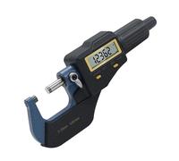 calibrar Micrómetros digitales electrónicos de 0-25 mm y 0,001 mm for exteriores, herramientas de medición de espesor con caja