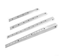Calibre cónico de cuña de soldadura con acero al carbono y chapado en cromo para una medición precisa de huecos y agujeros en construcción y uso automotriz (1-15 mm)