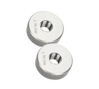 Calibre de anillo de rosca de precisión M2-M30 GO/NO GO - Calibre de tornillo externo métrico de precisión de 6 g - Juego de 2 piezas for pruebas de rosca de paso fino(M12x1.5)
