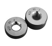 Calibre de anillo de rosca métrica M1-M56 6H, 1 juego incluye GO y NO GO, for inspección de rosca externa(M1.4 * 0.3-6H)