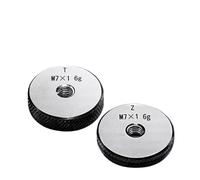 Calibre de anillo roscado 1 Juego de tapón calibre anillo rosca, liso 6g M0.8 .9 M1 .2 .6 M2 .5 M3 M4 M5 M6 M8 M10 M12 M20 M30 - M100(M1.7X0.35 6g)