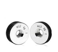 Calibre de anillos para roscas, Juego de calibre anillo roscado M17 a M60, paso 6 g, 2 mm, paquete 44(M20X2 6g)