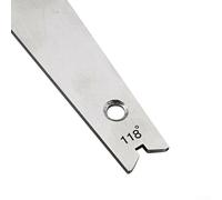 Calibre de broca de 118 grados, herramienta de inspección angular de acero inoxidable para afilar taladros, taller y uso de bricolaje