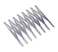 calibre de costura de aluminio De Metal, Medidor De Costura De Aluminio Para Botones De Costura De Bricolaje, Herramienta De Medición Equidistante De Carpintería