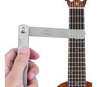 Calibre de Cuerda de Guitarra,30Pcs Guitarra Cuerda Acción Regla Acero Inoxidable Guitar String Action Ruler Gauge Regla Herramienta de Medición de Altura de Cuerda Luthier