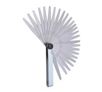 Calibre de espesores Calibrador de espesores de acero inoxidable, redondo, plateado, superficie pulida fina, escala transparente, herramienta mecánica for mantenimiento de automóviles