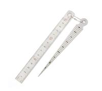 Calibre de Espesores Calibrador de espesores de cuña, regla de acero, juego de separación de espacios de relleno, sondas de espesor métrico, 1 ud.