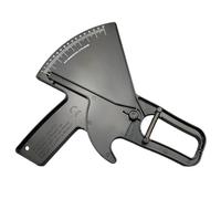 Calibre de grasa corporal, medición de grasa corporal, calibre de 0 a 88 mm, calibre de grasa corporal, cinta de grasa de doble resorte, medidor manual preciso para personas que hacen dieta