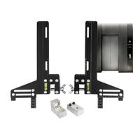 Calibre de guía de ascensor lineal - 1800 G de acero inoxidable, regla de precisión de un solo carril, herramienta de alineación de trayectorias de guía duradera | Escala de posicionamiento para