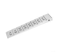 Calibre de hendidura en cuña, 1-15 mm, gran rango de medición versátil (1-5 | Construcción de acero al carbono, superficie cromada, rango de 0,2-4 mm, resultados precisos de ingeniería