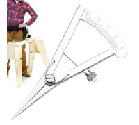 Calibre de marcado: 8,5 cm | Trabajo de cuero Divisor de ala | Creaser de borde pulido para trabajar metales, artesanía de Cuero, lograr precisión, dibujar líneas rectas, dibujar círcu