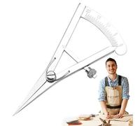 Calibre de marcado ajustable, brújula de metal con bloqueo, divisor de ala de resorte de precisión, brújula de metal con bloqueo, medidor de marcado ajustable de alta precisión