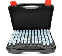 calibre de pasador Calibre de pasador acero precisión, 101 unids/lote, 1,00-2,00-3,00-4,00mm, paso 0,01mm, juego orificios tapón liso, herramienta medición(BOX)