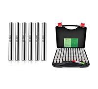 Calibre de pasador Juego de calibres de pasador de acero de precisión, calibre de enchufe for carpintería e inspección, rango de 0,10 a 10,0 mm, 51/91/101 piezas, paso de 0,01 mm.(0.1-10.00mm 100pcs)