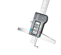 Calibre de profundidad Calibrador de profundidad de 150/200/300/0,01 mm, calibre de profundidad de acero inoxidable, herramientas de medición(Singal-Hook Width 2mm,0-150mm)