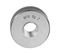 Calibre de rosca 2 unids/set calibre de anillo de rosca GO/NO GO calibre métrico 6g M6 M14 M16 tornillo externo de precisión fino, herramienta de prueba de paso(M5X0.8)