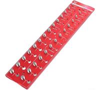 Calibre de rosca de construcción de aluminio con 28, 34, 44 agujeros para determinar el paso métrico y para rosca de tornillo IMPERIAL con precisión (A)