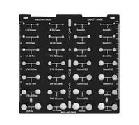 Calibre de rosca - Medidor Para Tuercas Métricas Y Pulgadas,Calibre De Tornillo Industrial | Para Construcción Sanitaria Ingeniería Ingeniería Mantenimiento Hogar Y