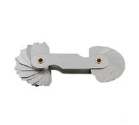 Calibre de roscas de acero inoxidable, Medidor de filete radio paso rosca Set R1-6.5 R7-14. R15-25 for medición arco(R7-14.5)