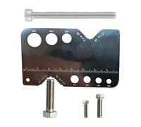 Calibre de Tamaño de Tornillos - Regla Portátil de Acero Inoxidable,Calibre de Rosca para Tuercas y Tornillos - para Técnicos Ingenieros Fontanería Taller Manualidades Mecánico Hogar Garaje Fábricas